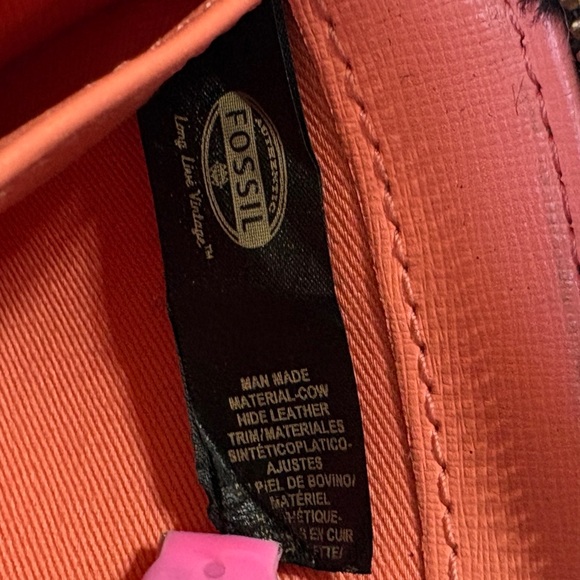 Fossil Sydney Geometric Diamond Shopper Tote Bag Purse & Matching Wallet - Picture 14 of 16